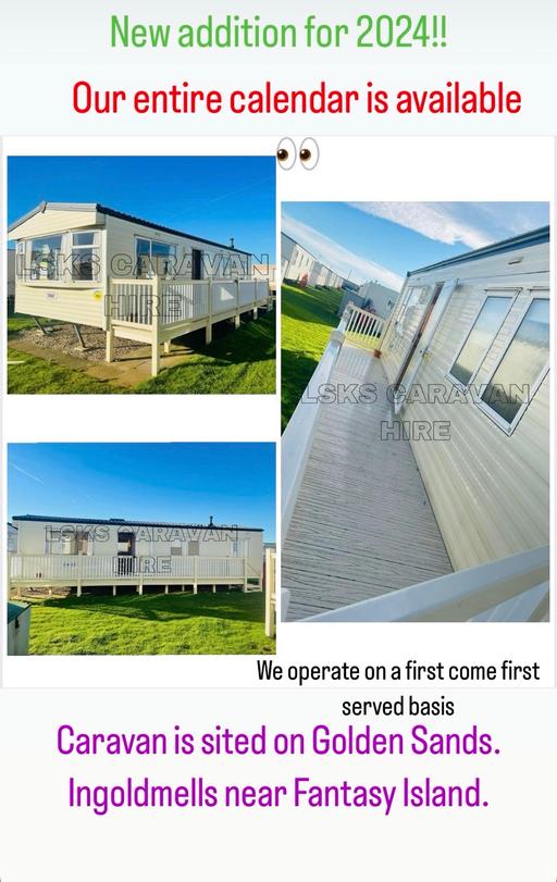 Residential Property Warwickshire North Warwickshire - Photos for Caravan for hire! Ingoldmells Golden Sands