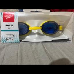 Junior jet swimming goggles 6-14 years. Brand new in the box. Multiple colours available