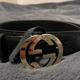 worn once never used having a clear out black gucci belt size 90 silver buckle originally bought from flannels