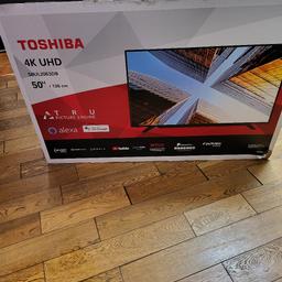 Toshiba 50" inch 4k UHD smart tv for sale brand new sealed box pick up only cash only