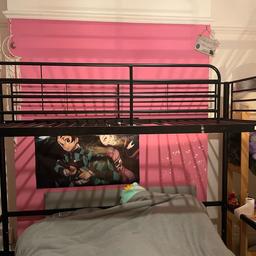 Good condition so easy to put up and take down. Already dismantled and ready to go. Single mattress is also free if anyone would like it