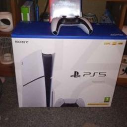Playstation 5 slim console with MW3 disk In new condition complete with box, ext 1TB HDD, PSN account with 3 months ps+ premium, 100+ games on the console/acc. All the acc info will be included new owner can do what they want.I will accept bank transfer, cash on in-person delivery/collection or PayPal. If posted I send next day tracked/insured, payment before 4pm will reach buyer next day otherwise I'll send before 11am the day after. Full list of games on request, along with more pictures and any questions/queries at all. Thank you