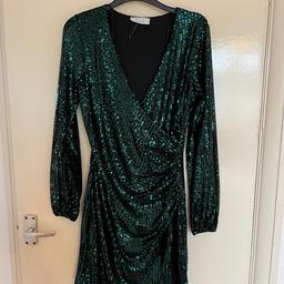 It’s a very beautiful dress with the shiny secrets of work on it from quiz size 10 and it’s brand new not being worn at all. Sorry there is NO tag
