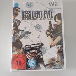Wii Spiel
Resident Evil 
The Darkside Chronicles

SPIEL AB 18 JAHREN 

NEU original Verschweißt.

FIXPREIS exkl. Versand

Tierfreier und Nichtraucher Haushalt, schau auch meine anderen Artikel an.