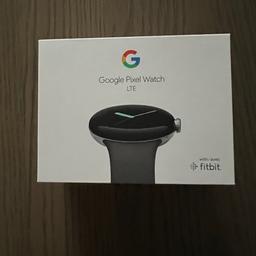 Pixel Watch LTE, new , not opened .Selling as unopened gift as I cannot use it with iPhone.
Google Pixel Watch LTE 41mm, a stylish and functional smartwatch that comes packed with features to enhance your daily routine. This watch come in polished silver stainless steel and chordal active band (see pictures), making it a durable and fashionable accessory. It runs on the Wear OS operating system and is compatible with Android devices. Watch offers a range of features, including GPS, heart rate monitoring, blood oxygen sensing, and an e-compass. It also has a storage capacity of 32 GB, giving you plenty of space to store your favourite apps and music. This watch is water-resistant, making it perfect for fitness enthusiasts who enjoy swimming or other water activities. With its sleek design and advanced features, the Google Pixel Watch is the ideal smartwatch for anyone looking to enhance their daily routine.