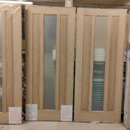 Internal Oak Doors Kilburn manufactured by LPD

Various sizes available in Glazed and Solids ..... £99 per door

30 x 78 Inches
762 x 1981 x 35mm
Solid..... 5 Available
Glazed.... 4 Available 

27 x 78 inches
686 x 1981 x 35mm
Solid.... 5 Available 

33 x 78 inches
838 x 1981 x 35mm 
Solid..... 5 Available
Glazed 3 Available 

FIREDOORS fd30
30 x 78 inches 
762 x 1981 x 44mm..... 3 Available 

BRAND NEW packaged
SLIGHT SECONDS As good as new
RETURNS
SURPLUS STOCK 

DELIVERY AVAILABLE fees apply