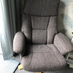 Two grey high back chairs, good condition, bought from dunelm (see pics), recline (manual), collection only, cash upon collection,billingham area. £60 the pair,from smoke and dog free home..Bargain! Please Note I do not deliver..