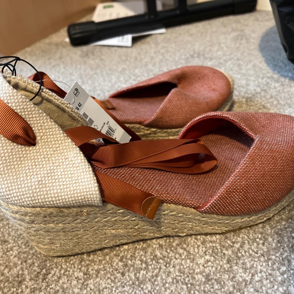 Brand new matalan pink espadrille wedges unworn
With tags