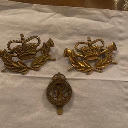 Not to sure about these, there military cap badges
I think