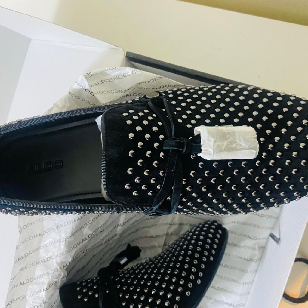 Brand new Aldo shoes never worn comes with box and packaging.