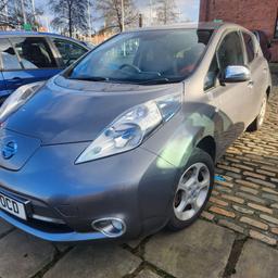 nissan leaf fully electric free tax, cd player electric windows reverse camera Bluetooth sat nav power steering just had new brakes 50 miles range 60/70 in summer months home charger may px car van motorbike