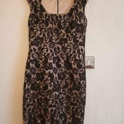 Ladies sleeveless knee length black lace dress, fully lined. Collection Only. See photos and read description before messaging. 
No silly offers. Not holding.