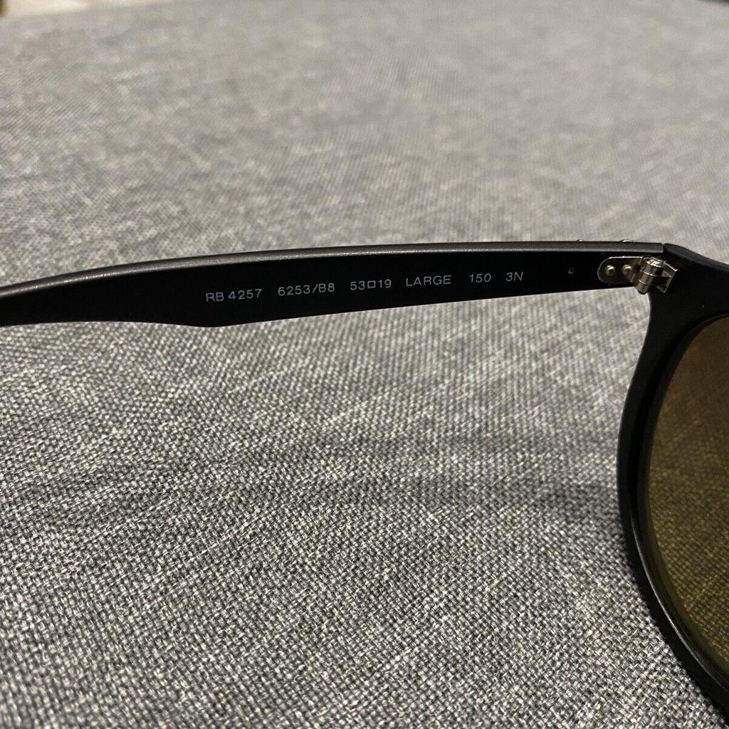 Ray-Ban RB4257 Ray-Ban RB4257 Gatsby Sunglasses 150mm, Unisex, Matt Black Frame Brown Lens NEW
Ray-Ban RB4257 Gatsby Sunglasses 150mm, Unisex, Matt Black Frame Brown Lens NEW

1 of 6

Map
Tony(STEPHEN)
(12)

View Profile
Posting for 4+ years

NO OFFERS

Ray-ban Gatsby

Brand new and 100% genuine

FRAME SHAPE: Phantos

FRAME COLOR: Matte Black

FRAME MATERIAL: Propionate

TEMPLE COLOR: Black

LENS COLOR: Brown

LENS TREATMENT: Mirror

Length width: 53mm

Bridge width: 19mm

Temple length: 150mm

Comes with Original Designer Cloth and Case