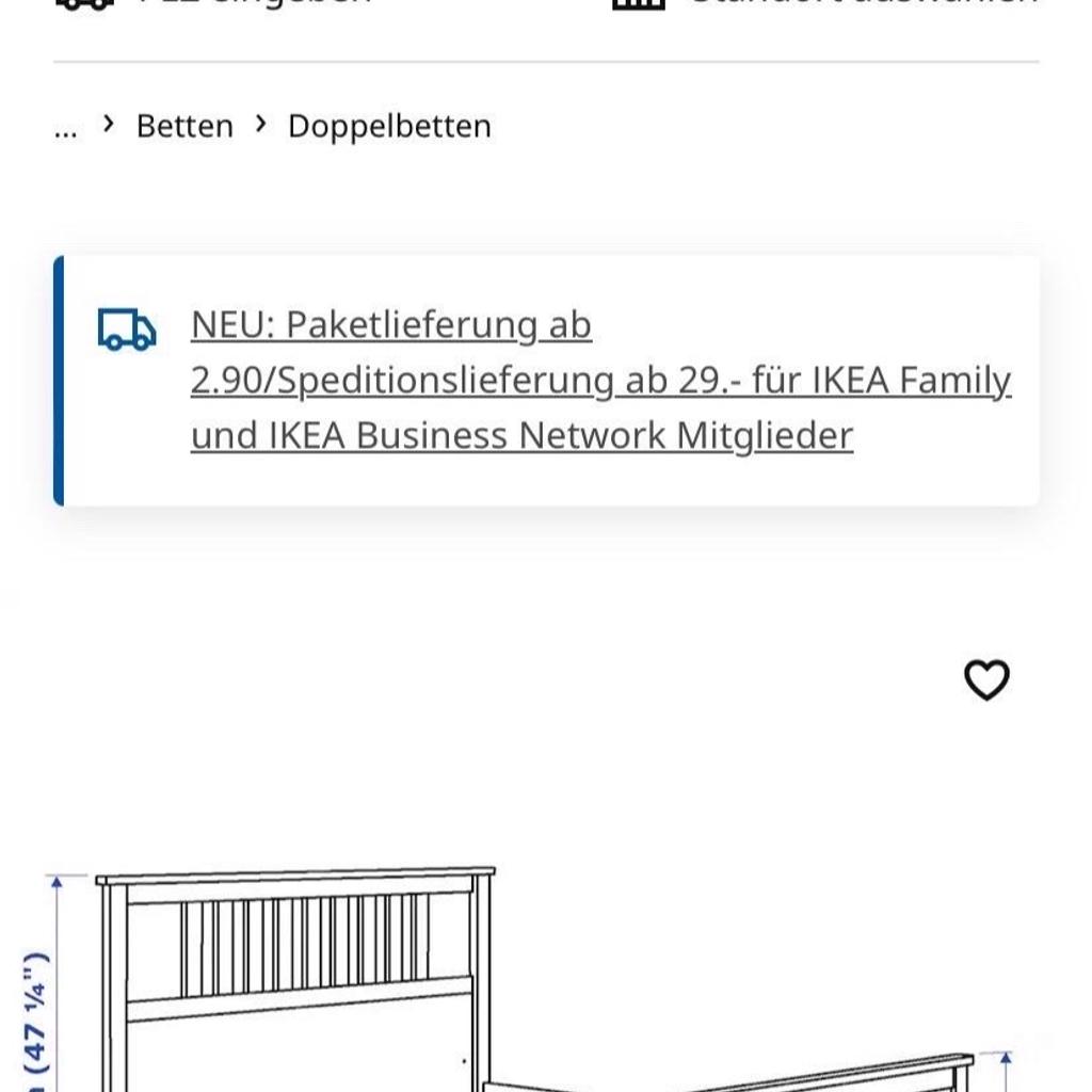Ich verkaufe mein Ikea Hemnes Bettgestell (ohne Lattenrost und Matratze). Bitte nur Selbstabholer und eigener Abbau. Das Bett ist in einem guten Zustand, ca. drei Jahre alt. Bei Fragen gerne melden 😊