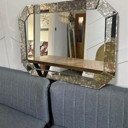 Lovely mirror with distressed edge look

Originally from Dunelm

Can be hung portrait or landscape

Measures approx 80cm x 60cm x 2cm

Mirror is quite heavy

House move forces sale

Collection Duckmanton S44 5JQ
