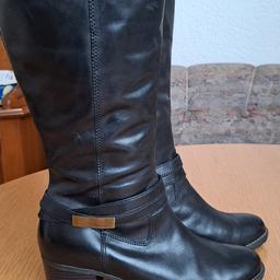Stiefel schwarz 2 mal getragen leicht gefüttert Neupreis 120 Euro