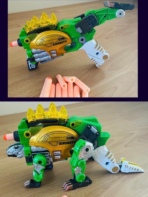 Buy & Sell East London Havering - Photos for Dinosaur transformer nerf gun boys toys