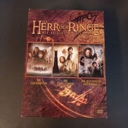 Der Herr der Ringe - Die Spielfilm Trilogie (3 DVDs) Komplett.

 
Alles weitere gerne per Mail.

 
Bitte sehen Sie sich auch meine anderen Anzeigen an. 

 

Privatverkauf keine Garantie oder Rücknahme.