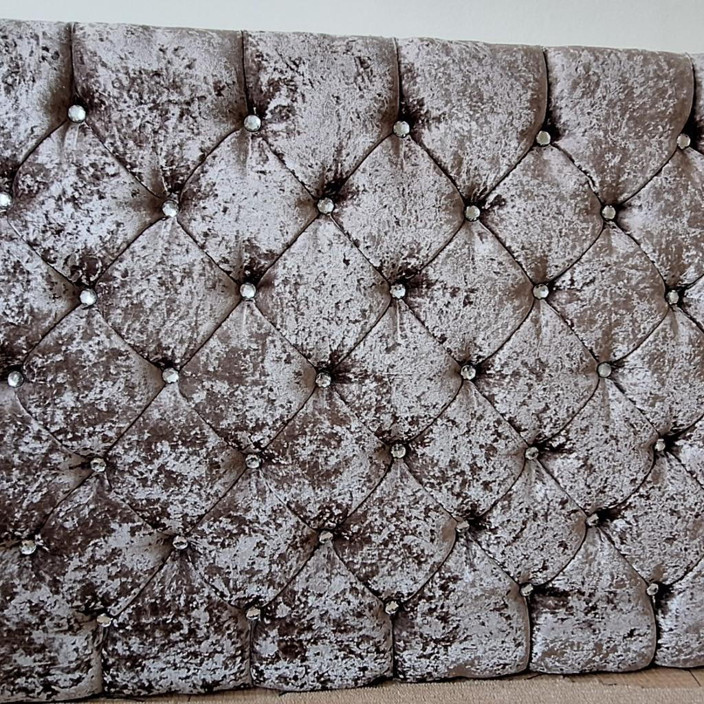 Double bed headboard - immaculate condition, more taupe in colour.
Buyer collects. No returns.