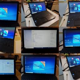 Toshiba Satellite Pro C850-1K4
Intel Core i3-3120 2.50GHz
Windows10 Pro 64bit 21H2
Activated with a digital license so authentic
320GB
4GBRAM
Intel HD Graphics 4000
HDMI
Toshiba HD Webcam
Bluetooth
DVD/RW
1xUSB 3
2xUSB 2
SD Card Reader
Wi-Fi Enabled
VGA Out
Ethernet
Good battery, but no guarantees
Charger Included
Everything works as it should
Very good condition with very minor signs of use
Minor scratches on lid and base hardly noticeable
Please look at the photos
You won’t be disappointed
Software Installed
Libra Office
Open Office
Audio Converter suite
Aiseesoft mp4 Converter suite
Aiseesoft DVD Converter suite
VLC Player
Nero Burn
Picasa 3