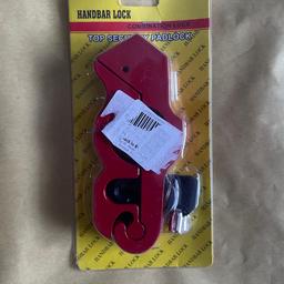 Bike Handlebar Anti-theft Lock. 
Brand new item and in its original packaging.