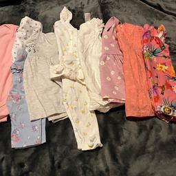 All in excellent condition, great little summer bundle, brands include next, Matalan, George, f&f, nutmeg, H&M & Emily & Oliver, 1 dress is new with tags as shown.