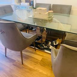 FOR COLLECTION ONLY FROM UB3.
Hi,
For sale dining table and 6 grey chairs and matching John Lewis 3 D mirror.
Any question please get in touch.
Thanks