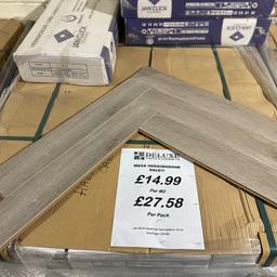 🔥 Herringbone 12mm Price £14.99/m2 🔥

📛 4 Colours, 5 Pallets each Colour, already 10 Sold 10 Left. 
📛AC4 CLASS 32 
📛15 Years Residential Warranty
📛 Coverage Per Pack 1.84/m2


✅ This Price Is Non Negotiable As It Is Massively Reduced & Cheapest In The Uk. 
✅ Pop In Store To Secure yours. 
✅ Check out the colours On Our Website. 

 laminatedepot.co.uk

🔥Some Of Our Other Products 👇 

✅ 100’s of colours to choose from
✅ 100’s of pallets Of Laminate Flooring
✅ Largest Stockist Of Carpets
✅ Largest Selection Of Vinyl In The West Midlands 
✅ Rugs In Stock In Various Sizes
✅ 6000 Sq ft Unit Full To The Max
✅ Artificial Grass


📍Ready to Collect, 🚚delivery also available! 

𝐓𝐢𝐦𝐢𝐧𝐠𝐬 & 𝐀𝐝𝐝𝐫𝐞𝐬𝐬 - 

Mon - Fri -9am - 7pm
Saturday- 9am - 6pm
Sunday   - 10am - 4pm

Deluxe Carpets & Flooring Ltd
Unit 17/18 Owen Road, Willenhall, West Midlands, WV13 2PY. 

0️⃣1️⃣2️⃣1️⃣5️⃣6️⃣8️⃣8️⃣8️⃣0️⃣8️⃣