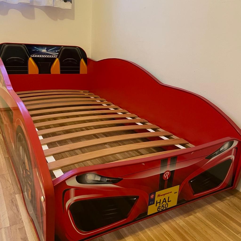 Kinder Autobett mit Lattenrost ohne Matratze
80x160