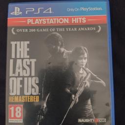 Amazing condition The Last Of Us Remastered PS4 game.
Still in great working order and no longer needed anymore.
Collection in Battersea.