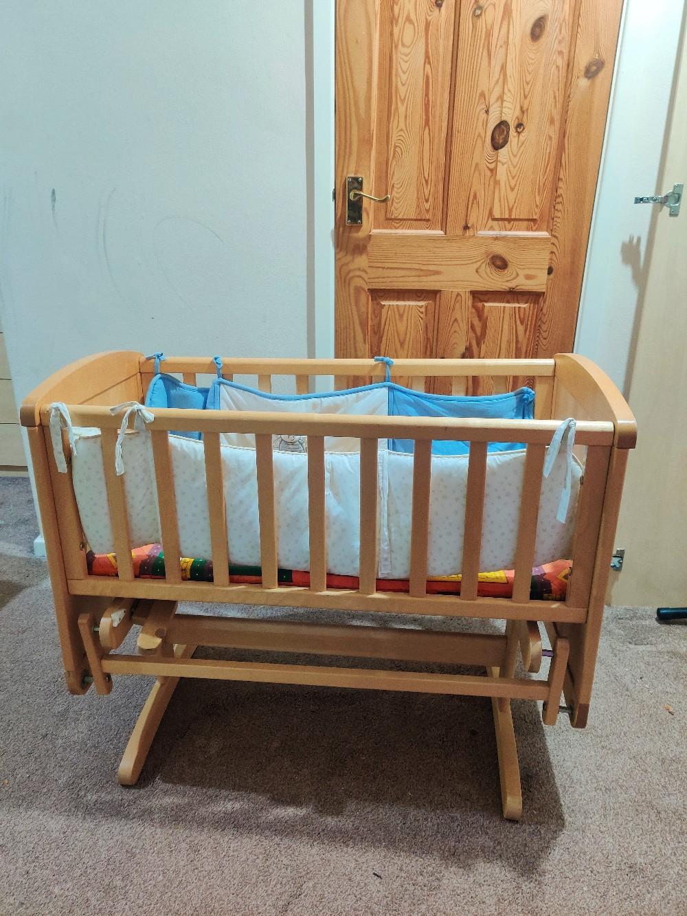 Swinging store crib sale