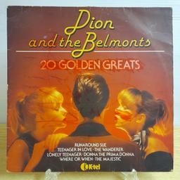 Dion and the Belmonts
20 GOLDEN GREATS
(K-tel NE1057)
1980 Compilation Album of Dion's 1960s Greatest Hits

*Postage possible at buyer's expense with payment by PayPal please so buyer protection will apply