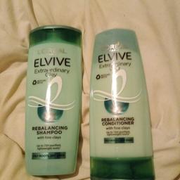 L'Oreal Elvive extraordinary clay rebalancing shampoo and conditioner. price is for both