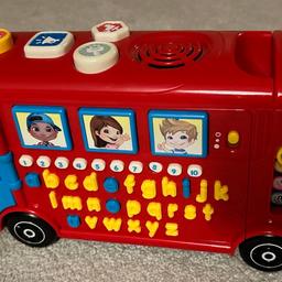 Vtech playtime bus with phonics.

Great condition. £24 new. Bargain price here.