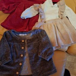 Verkaufe neuwertige Babybekleidung Mädchen Gr.50-56,lt.Bilder,€10