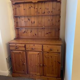 Solid pine welsh dresser great condition selling for someone open to offers