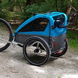 Prophete 3in1 Kinderwagen auch als Jogger und Fahrradanhänger (Farbe: blau)
1 Rad für Joggen
1 Rad mit 360° Funktion
(weniger als 100km insgesamt gemacht)
Keine Garantie / Rücknahme