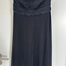 Kurzes Chiffon-Kleid von ONLY, Größe 36, schwarz, mit Schleife, ohne Träger, Versand gegen Aufpreis