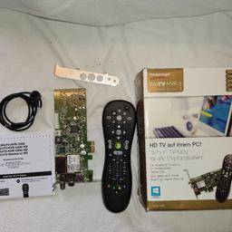 TV Karte Hauppauge WinTV-HVR5500HD
PCIexpress
inkl. Fernbedienung und Empfängerkabel
mit Originalverpackung