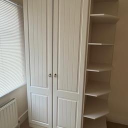 Very good single wardrobe with display cabinet
Want quick sell
Collection

CUPBOARD
HEIGHT- 209cm
WIDTH - 129cm
DEPTH - 60cm