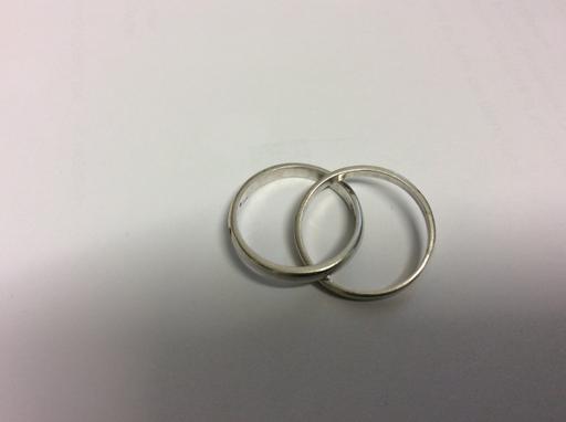 Buy & Sell South West London Lambeth - Photos for Silver Double Ring with Cubic Zirconia