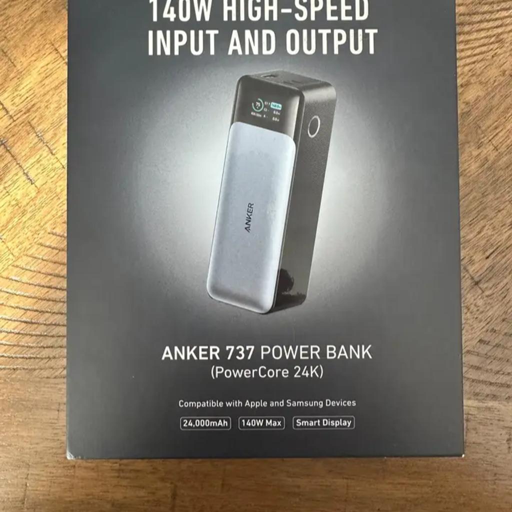 Anker 737 Power Bank 24000mAh 3-Port Portable Smart Digital