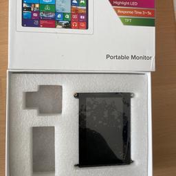 Touchscreen Portable Raspberry PI Monitor, 5 Zoll Tragbarer Monitor IPS 800X480 Display Bildschirm 16:9 mit HDMI Port Eingebaute Lautsprecher Display für Raspberry Pi 4 3 B+ Own Project
Wurde nie genutzt 
Versand gegen Aufpreis möglich.
Keine Garantie und kein Umtauschrecht!