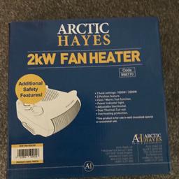 Brand new fan heater