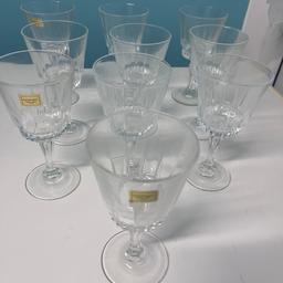 These 10 French Flamenco wine glasses have never been used. They have been in a display cabinet in a smoke and pet free home. Would make an ideal present.
Collection SE18 or Woolwich Arsenal station, DLR or Elizabeth Line.