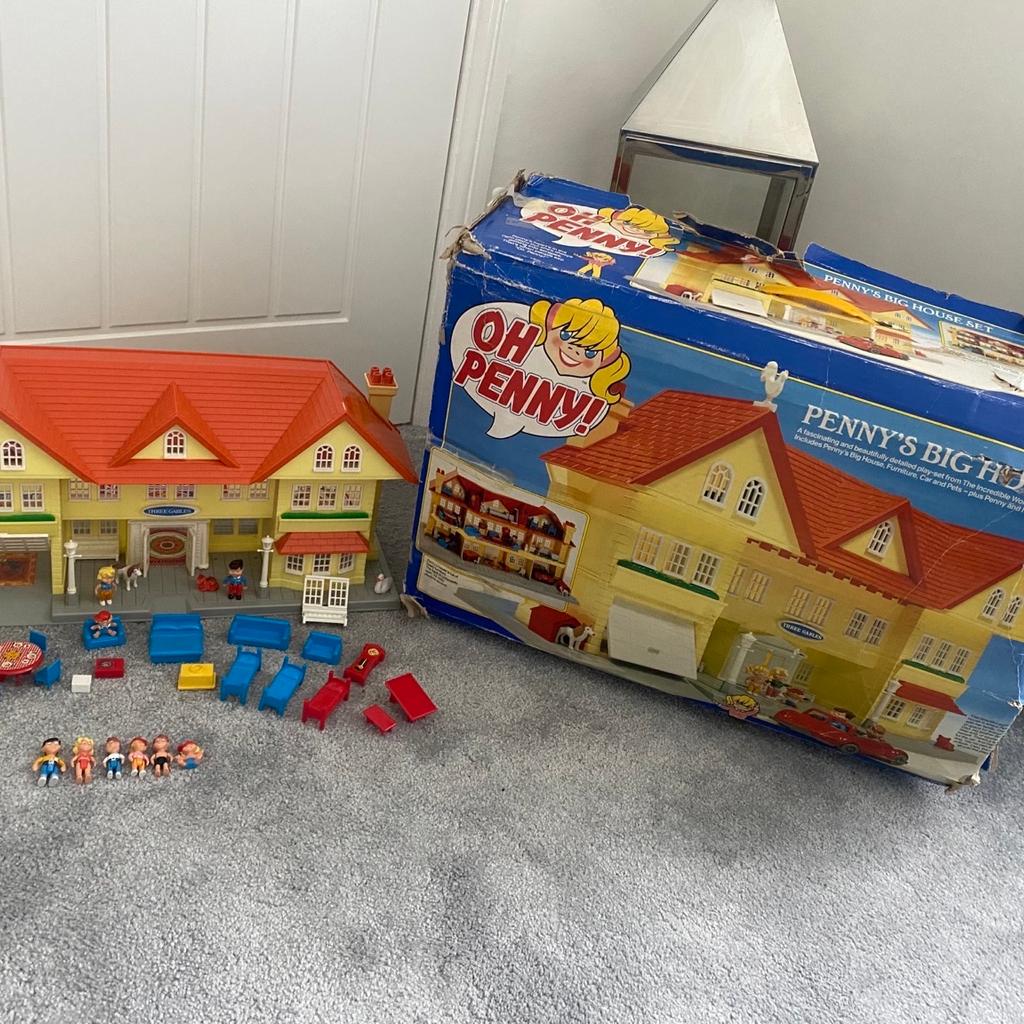 *Please see photos*
Oh Penny vintage play sets these were out before polly pocket. 1980’s
Collection is from Beechwood holmfield.
It is £100 for all x5 sets