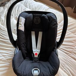 Selling the car seat as moving to the next size.

Can be purchased with the Cybex rotating base.

Also, selling the car seat adapters for Babyzen Yoyo strollers. Please see separate adverts for each.

The seat can be stretched to “lie-flat” which is great for when the baby is sleeping.

Comes with a rain cover.

Collection only from Ponders End, EN3 4FU.