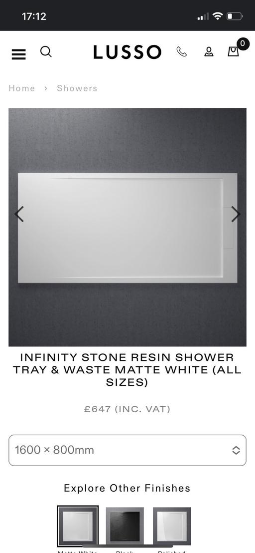 Buy & Sell West London Yeading - West London - Photos for Lusso Stone BRAND NEW 1800 shower tray