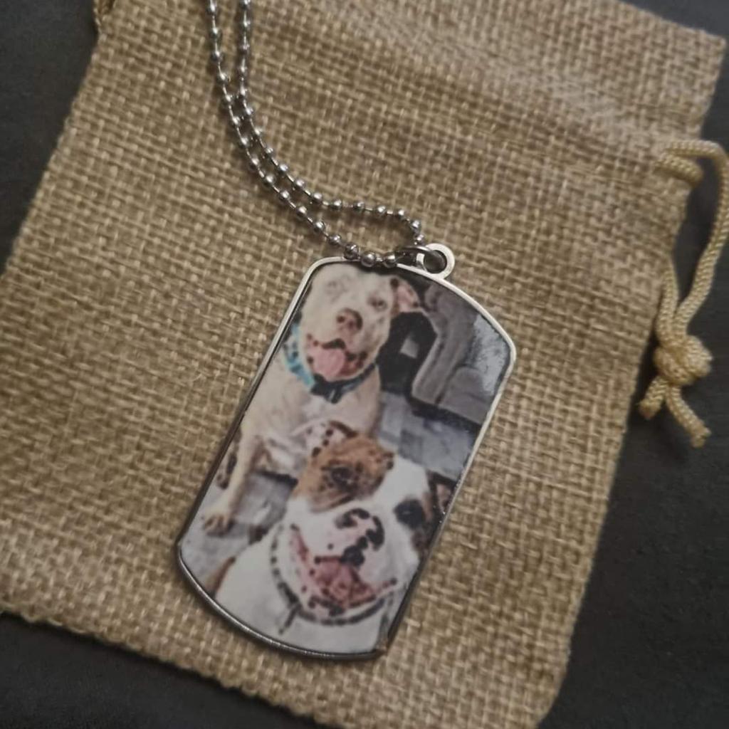 photo dog tag necklaces

Bolton based for collection, postage is also available