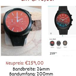 .... tolle Diesel Uhr
.... Neupreis: €259.oo
.....zu verkaufen um €150,oo

Genau Beschreibung, direkt am 1. Bild.